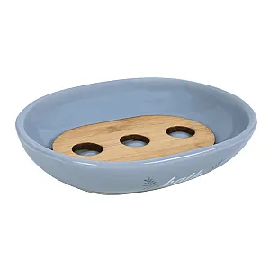 Мыльница Bisk Folio 05597 керамическая серая