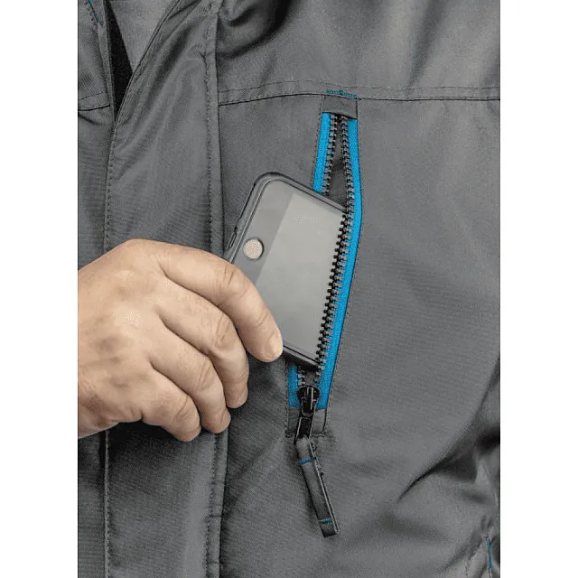 Куртка утепленная Hoegert Ren цвет графит размер 54