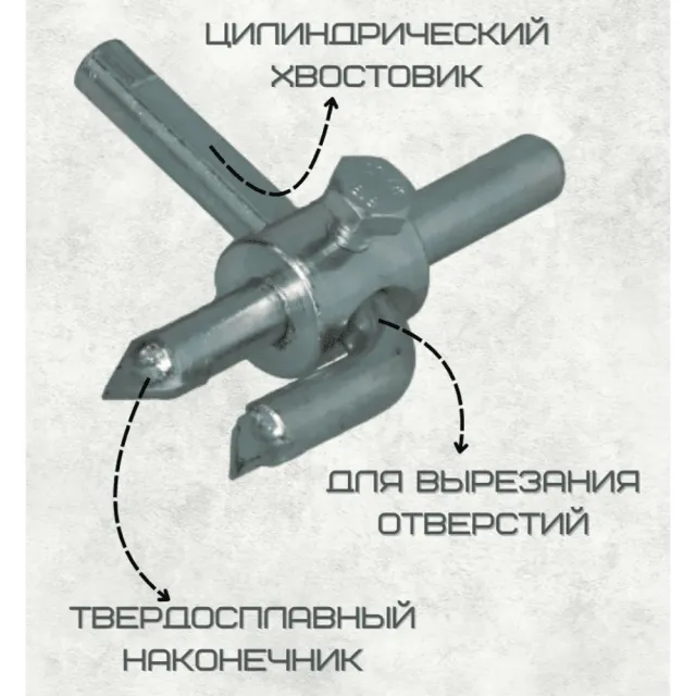Резак кольцевой Draumet 230 для плитки 20-100 мм