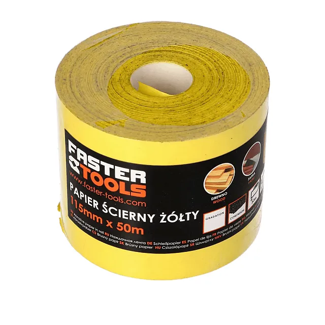 Наждачная бумага Faster Tools 3996 P40 115 мм*50 м