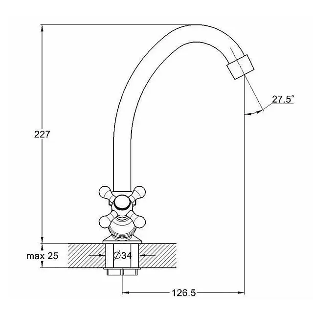 Смеситель для кухни Econoce EC0481 серия 480
