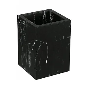 Стакан Perfecto Linea Marbele 35-000013 для зубных щеток черный