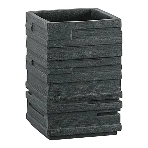Стакан Perfecto Linea Weathered Sand 35-151301 для зубных щеток черный