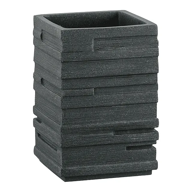 Стакан Perfecto Linea Weathered Sand 35-151301 для зубных щеток черный