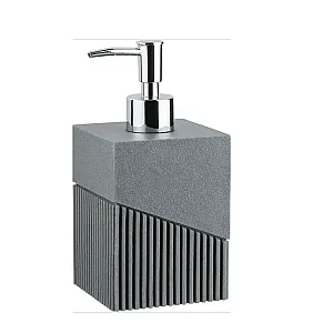 Дозатор для жидкого мыла Perfecto Linea Element 35-618100 серый 450 мл