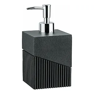 Дозатор для жидкого мыла Perfecto Linea Element 35-618103 черный 450 мл