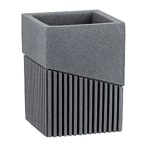 Стакан Perfecto Linea Element 35-618300 для зубных щеток серый