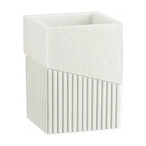 Стакан Perfecto Linea Element 35-618302 для зубных щеток белый