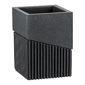 Стакан Perfecto Linea Element 35-618303 для зубных щеток черный