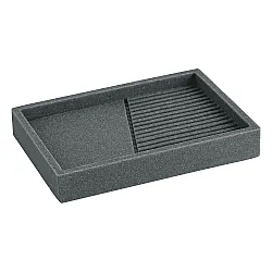 Мыльница Perfecto Linea Element 35-618400 серая