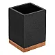 Стакан Perfecto Linea Wood Bliss 35-720102 для зубных щеток черный