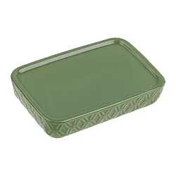Мыльница Perfecto Linea Oasis 35-757003 зеленая