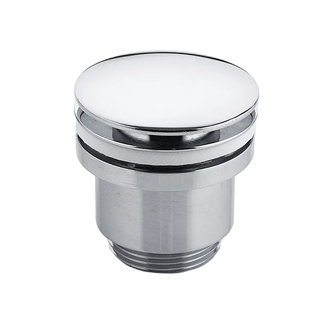 Донный клапан хром Frap F62 click/clack