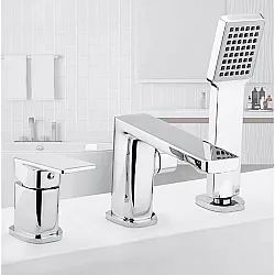 Смеситель для ванны Frap F1146 на 3 отверстия хром