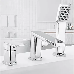 Смеситель для ванны Frap F1146 на 3 отверстия хром