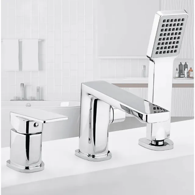 Смеситель для ванны Frap F1146 на 3 отверстия хром