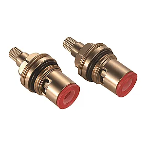 Кран-букса Frap F52-12 керамическая 20 шпицов 180° 2 шт