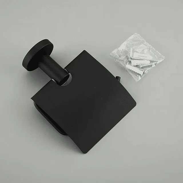 Бумагодержатель Frap F30203 черный