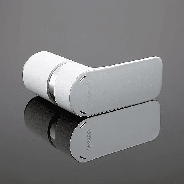 Смеситель для ванны Frap G1148 на 3 отверстия белый/хром врезной