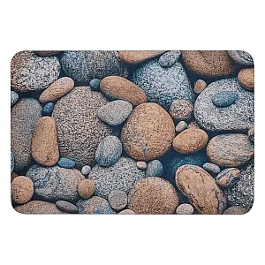 Коврик для ванной Perfecto Linea 22-406002 Diatomite stones abstract влаговпитывающий 40*60 см