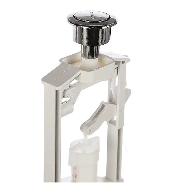 Механизм сливной AlcaPlast А2000-CHROM-BL-01 со стоп-кнопкой