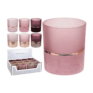 Подсвечник Velvet ABT610980 стеклянный 9*10 см