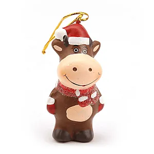 Украшение новогоднее APF998310 Бык 4*4*8 см