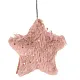 Украшение елочное Koopman CAA124080 Cozy Star розовый