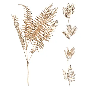 Украшение Koopman AAE324040 Ветка с листьями золотая 75 см