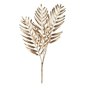 Украшение Koopman AAE324040 Ветка с листьями золотая 75 см