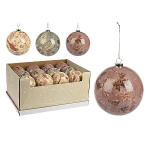 Шар елочный Koopman Chinese Decoupage APF478550 10 см