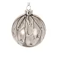 Шар елочный Feathers ABT620420 стеклянный серый 8 см